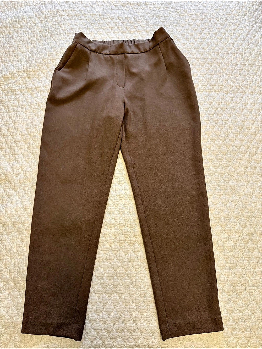 Seam Sisters Straight Leg Pants in Brown Size Medium